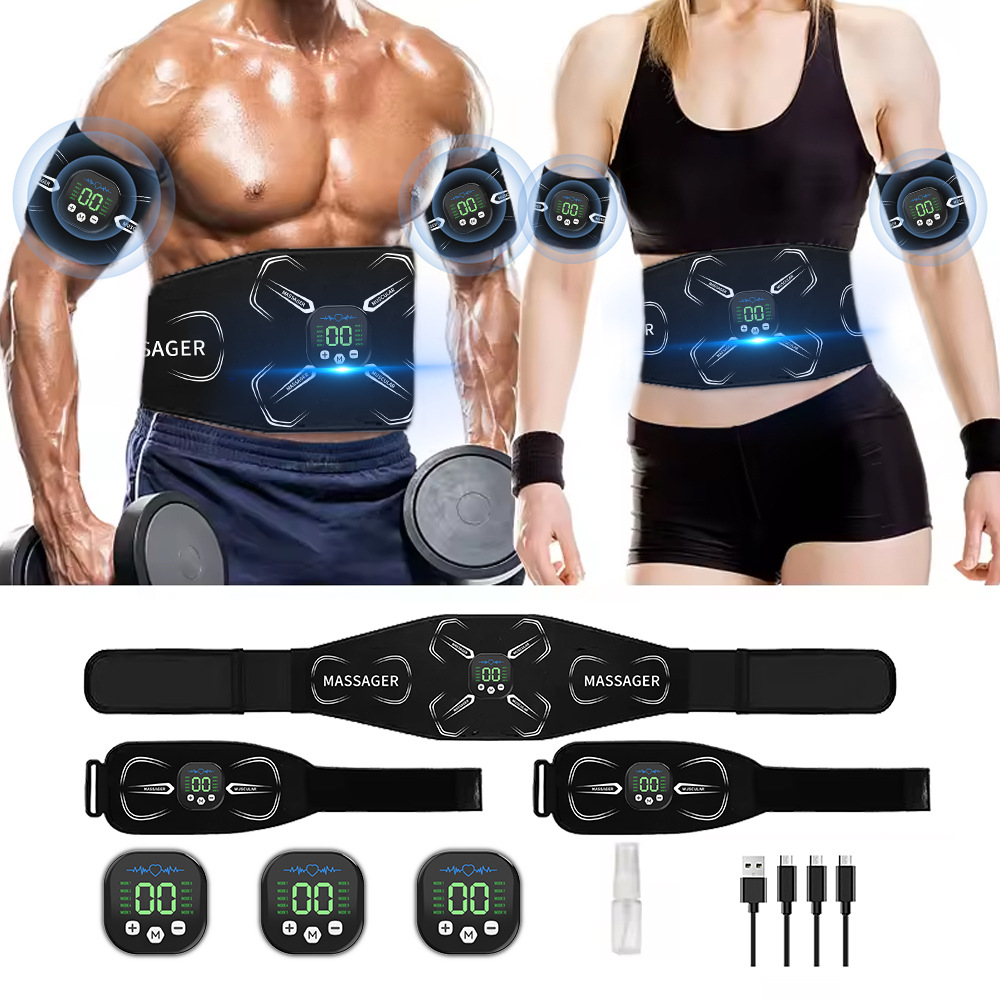 Sports Equipment List - Estimulador Muscular EMS, Entrenador Abdominal, Tonificador