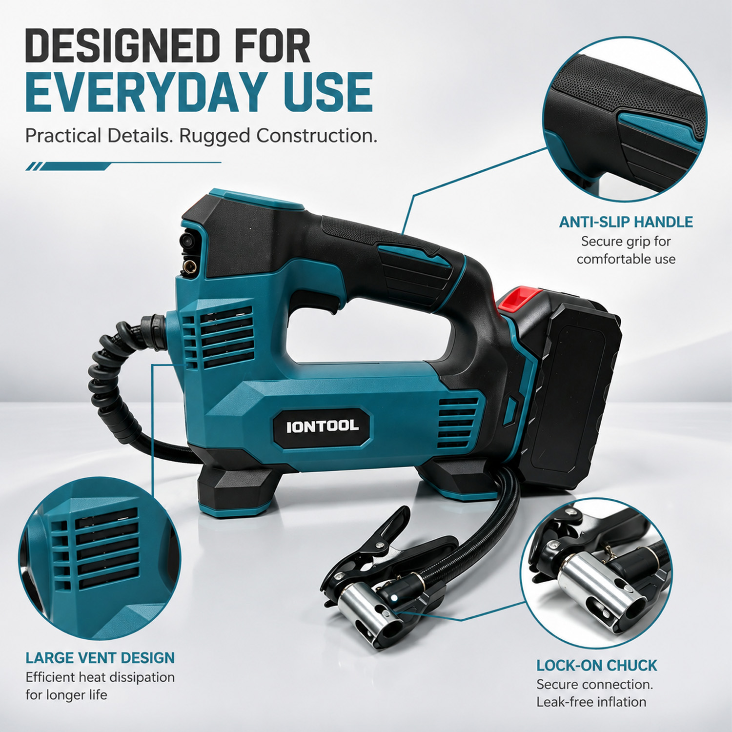 Compresor de Aire Inalámbrico  - Sports Equipment United reseña y precio