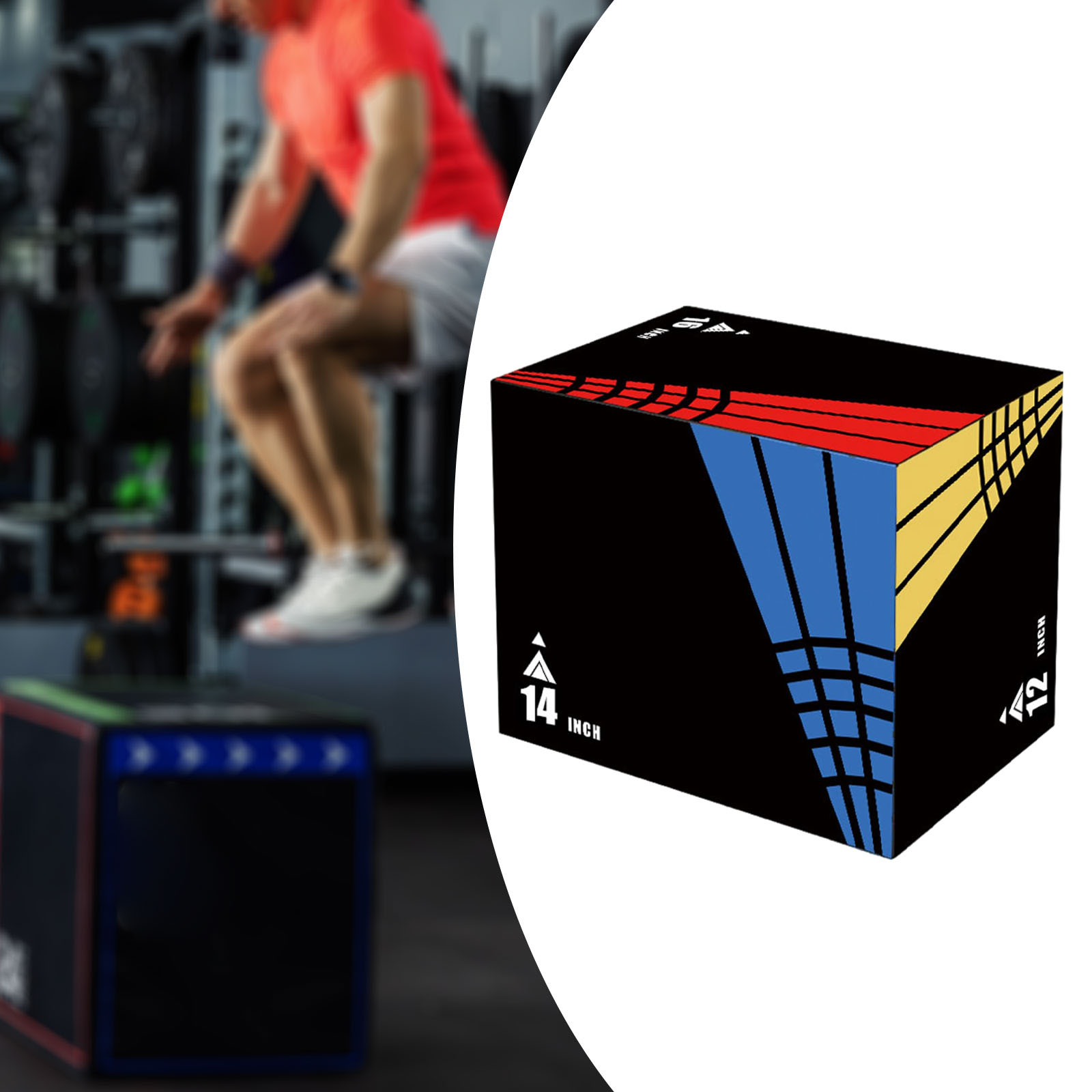 Caja de salto 3 en 1, caja fot - Sports Equipment List reseña y precio