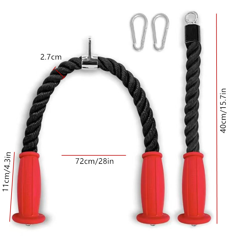 Cuerdas ergonómicas para tríce - Sports Equipment List reseña y precio