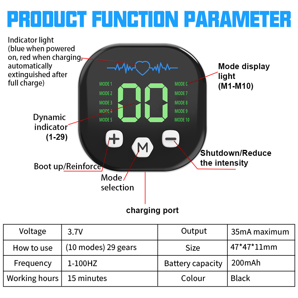 Estimulador Muscular EMS, Entr - Sports Equipment List reseña y precio